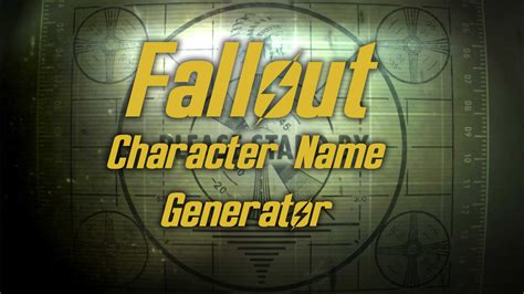 fallout 76 character name|fallout 76 clan names generator.